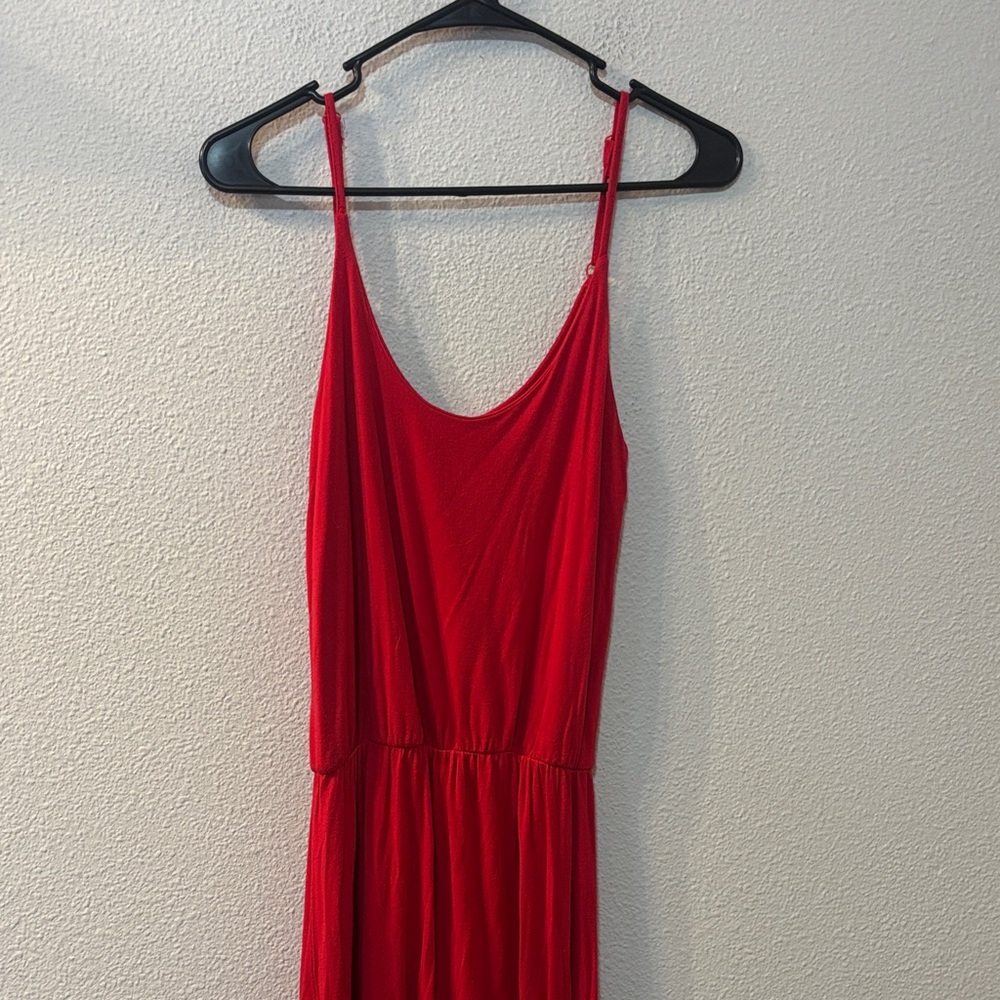 Exist Red Sleeveless Maxi Dress